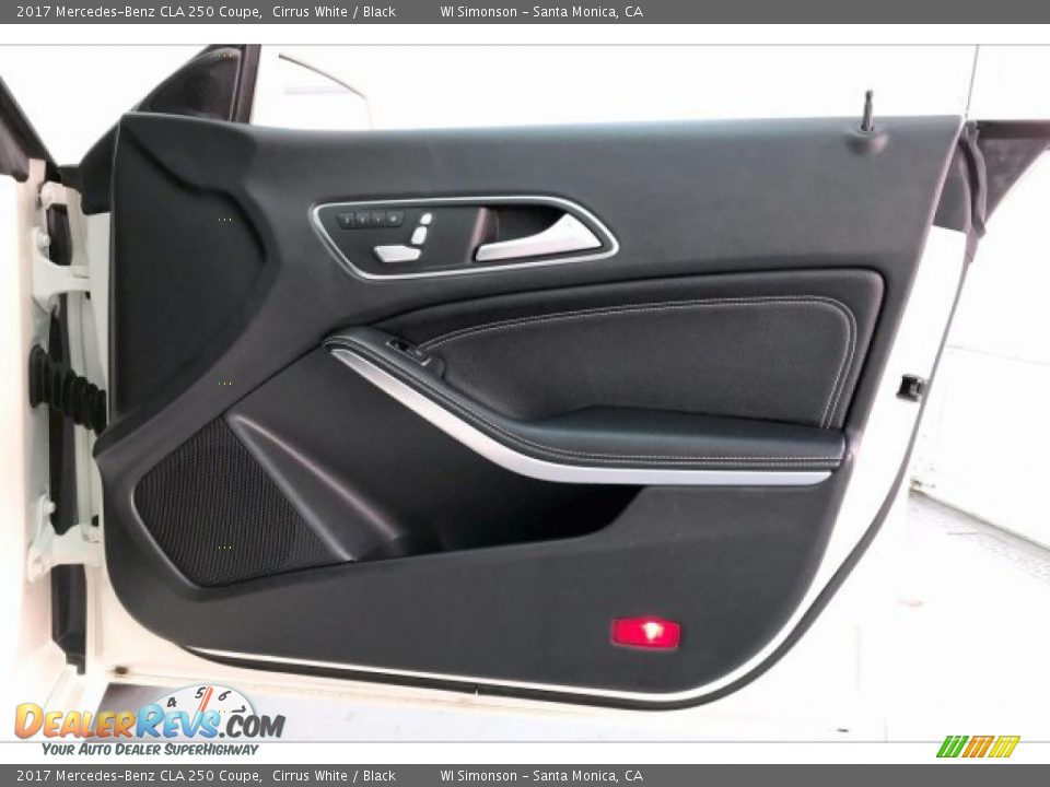2017 Mercedes-Benz CLA 250 Coupe Cirrus White / Black Photo #29