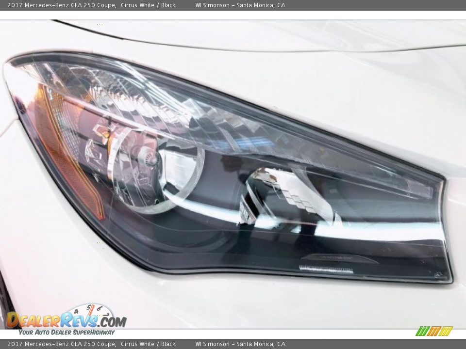2017 Mercedes-Benz CLA 250 Coupe Cirrus White / Black Photo #31