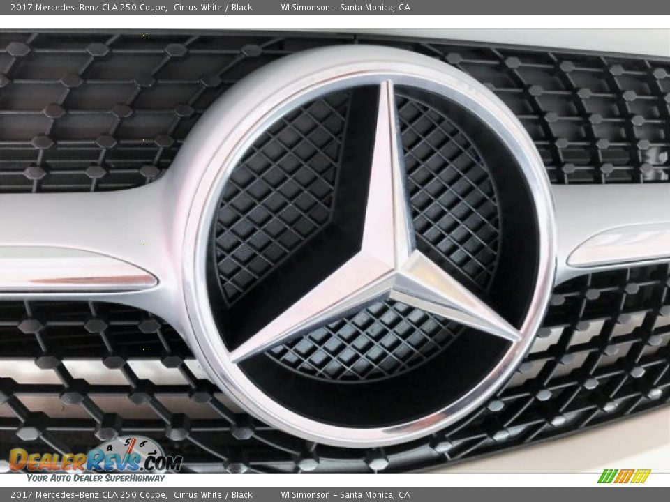 2017 Mercedes-Benz CLA 250 Coupe Cirrus White / Black Photo #32