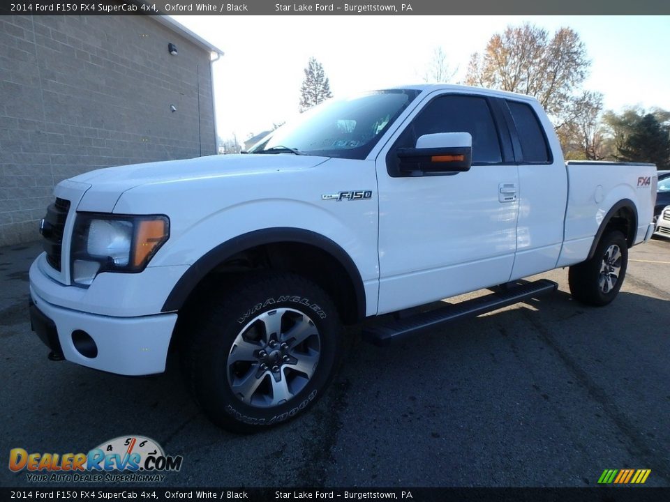 2014 Ford F150 FX4 SuperCab 4x4 Oxford White / Black Photo #1