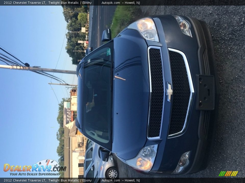 2012 Chevrolet Traverse LT Twilight Blue Metallic / Ebony Photo #2
