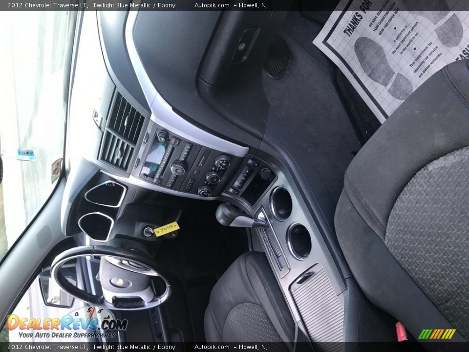 2012 Chevrolet Traverse LT Twilight Blue Metallic / Ebony Photo #9