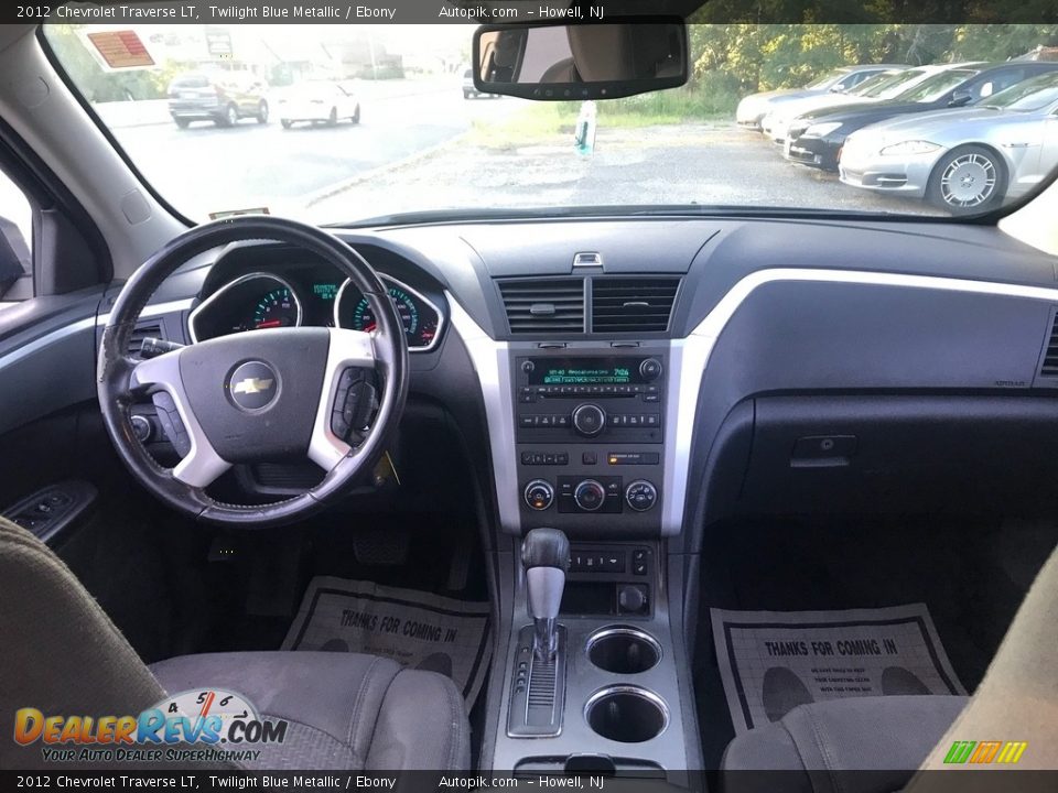 2012 Chevrolet Traverse LT Twilight Blue Metallic / Ebony Photo #10