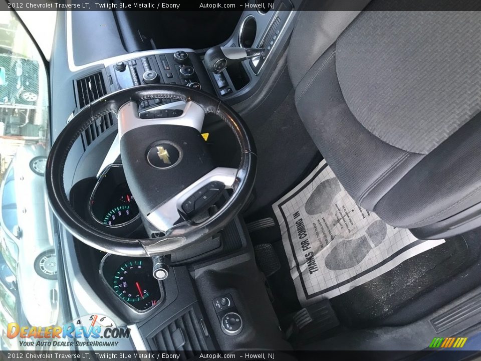 2012 Chevrolet Traverse LT Twilight Blue Metallic / Ebony Photo #12