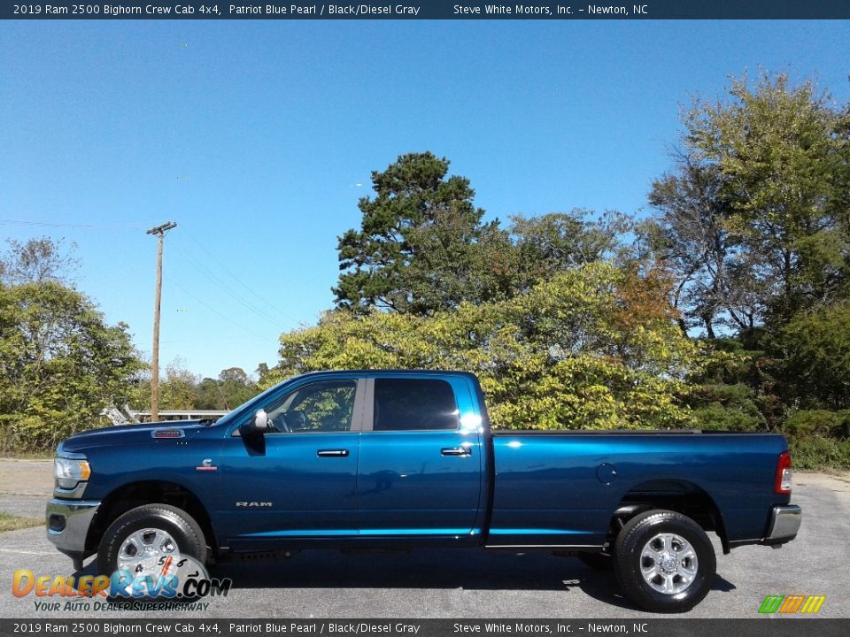 2019 Ram 2500 Bighorn Crew Cab 4x4 Patriot Blue Pearl / Black/Diesel Gray Photo #1