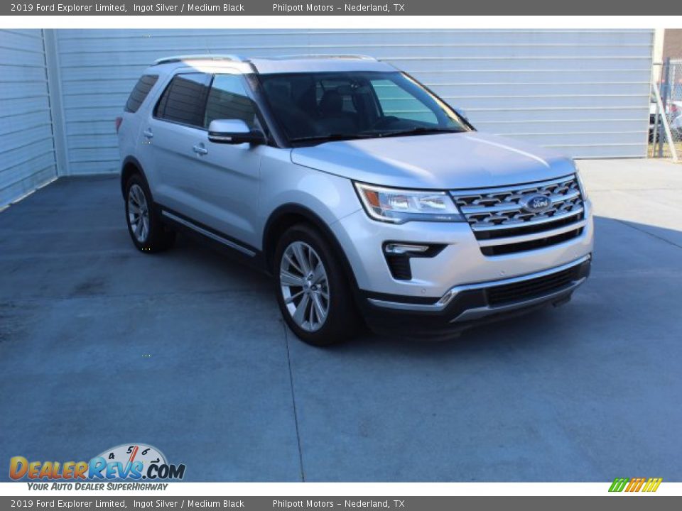 2019 Ford Explorer Limited Ingot Silver / Medium Black Photo #2