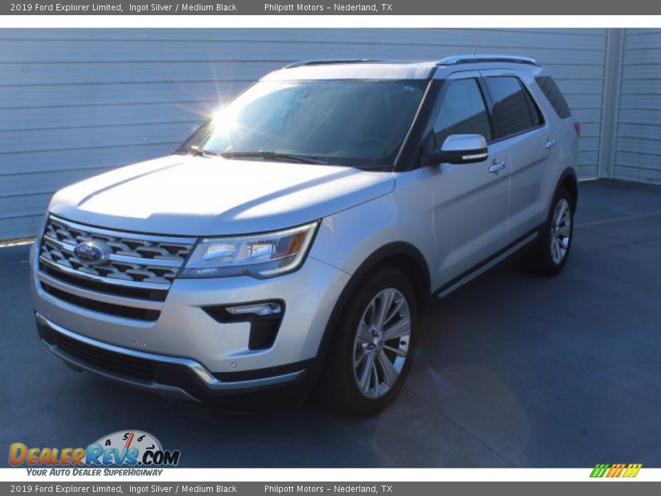 2019 Ford Explorer Limited Ingot Silver / Medium Black Photo #4