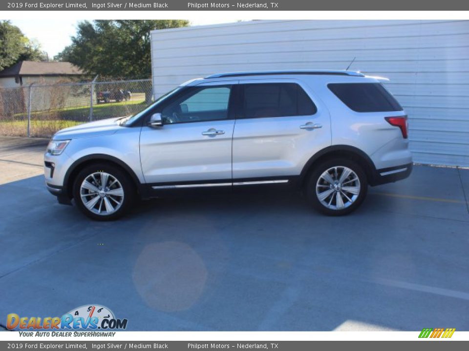 2019 Ford Explorer Limited Ingot Silver / Medium Black Photo #6
