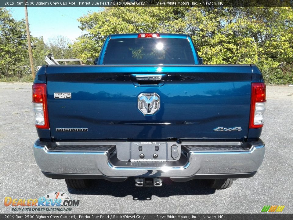 2019 Ram 2500 Bighorn Crew Cab 4x4 Patriot Blue Pearl / Black/Diesel Gray Photo #7