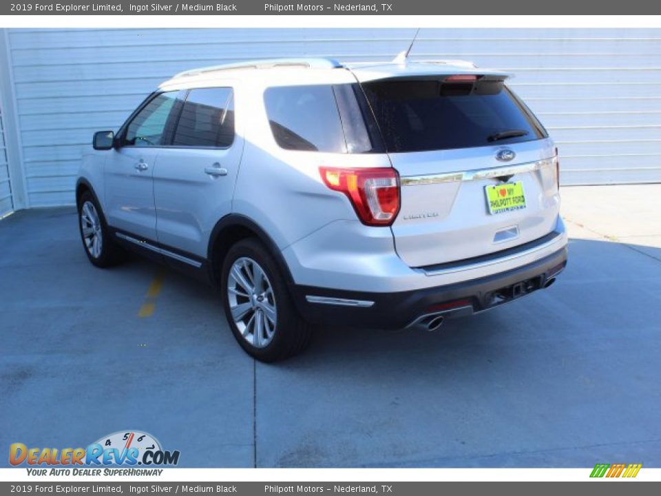 2019 Ford Explorer Limited Ingot Silver / Medium Black Photo #7