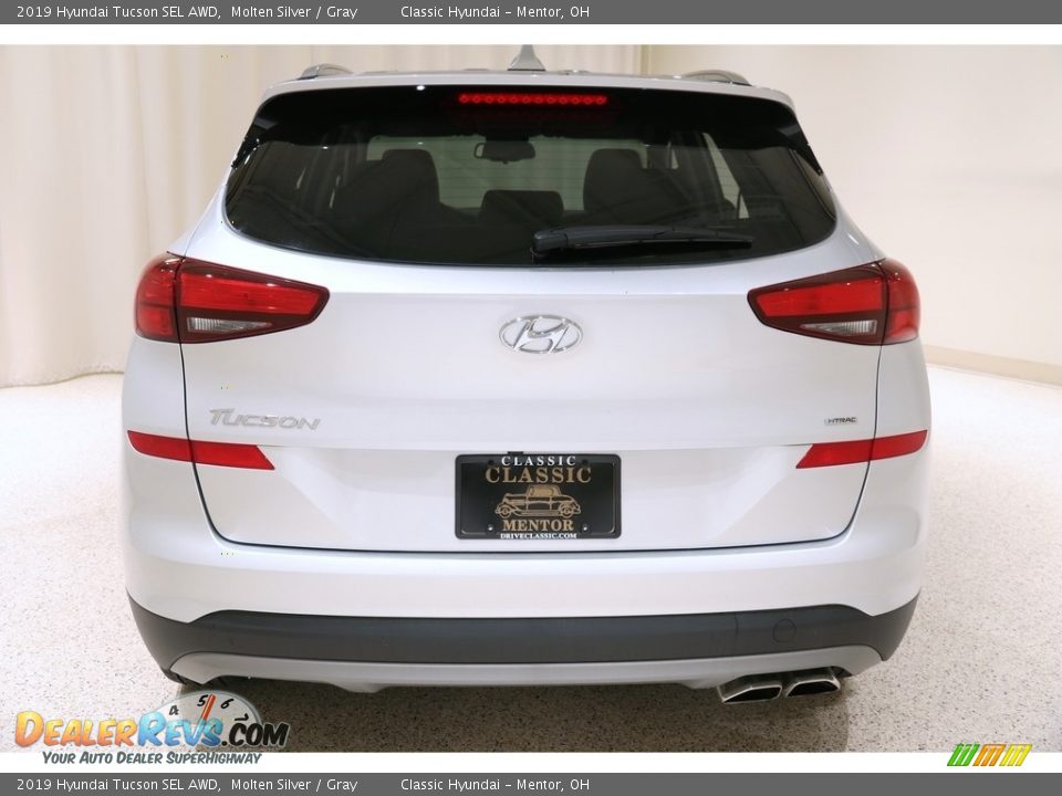 2019 Hyundai Tucson SEL AWD Molten Silver / Gray Photo #18