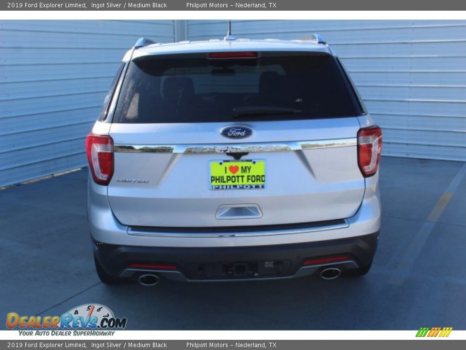 2019 Ford Explorer Limited Ingot Silver / Medium Black Photo #8