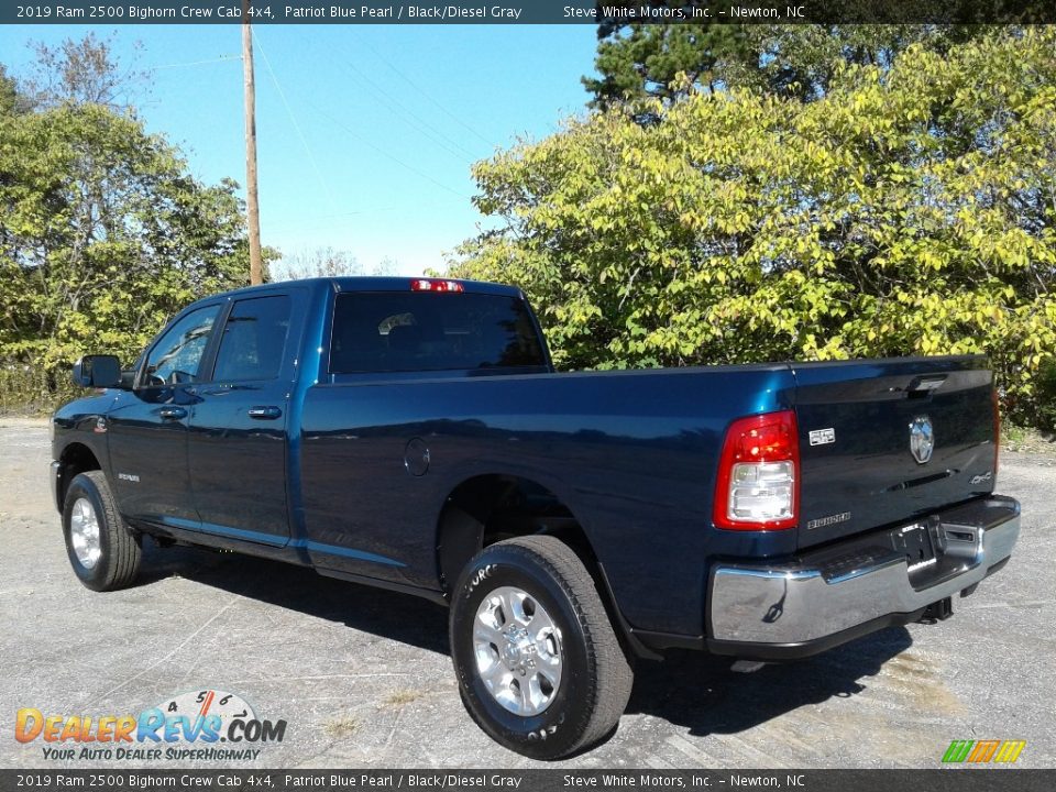 2019 Ram 2500 Bighorn Crew Cab 4x4 Patriot Blue Pearl / Black/Diesel Gray Photo #8