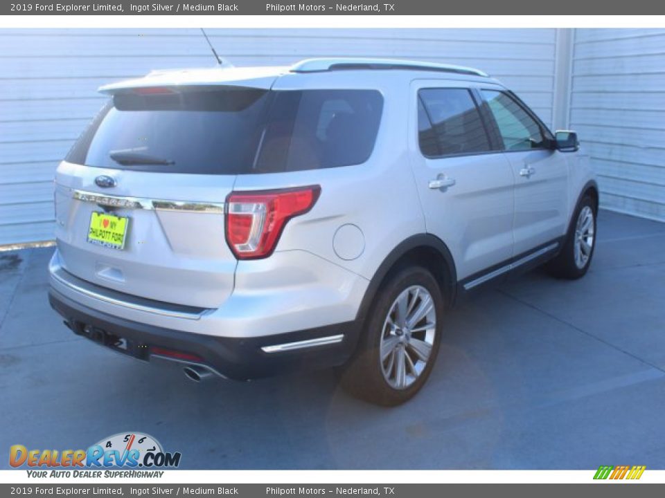 2019 Ford Explorer Limited Ingot Silver / Medium Black Photo #9