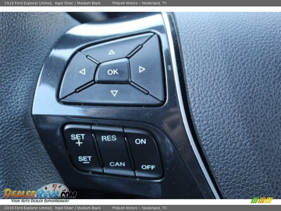 2019 Ford Explorer Limited Ingot Silver / Medium Black Photo #13