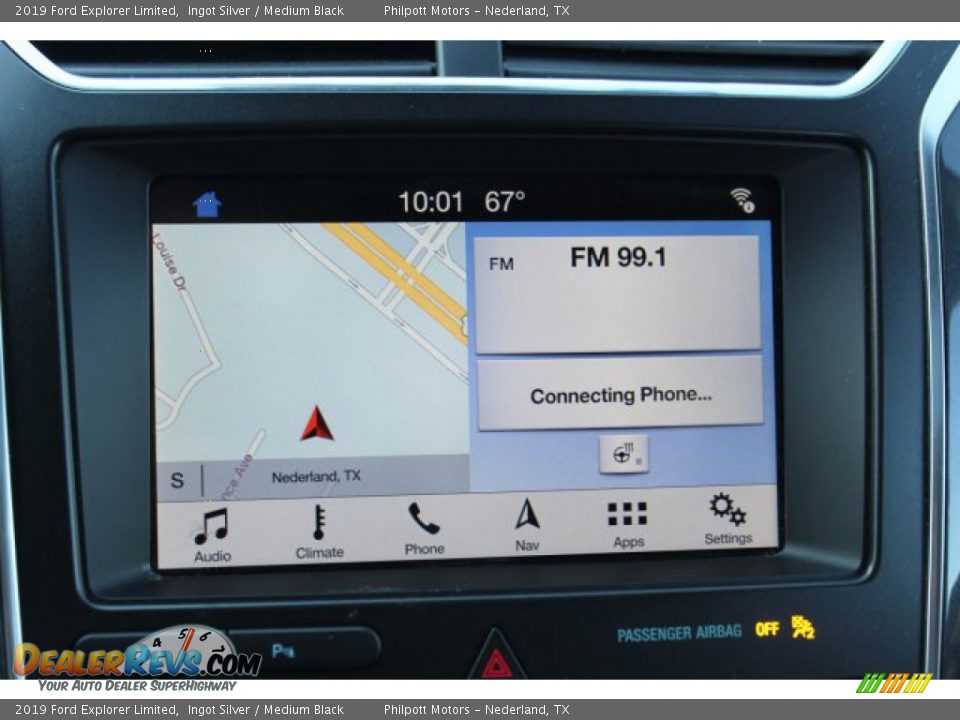 2019 Ford Explorer Limited Ingot Silver / Medium Black Photo #17