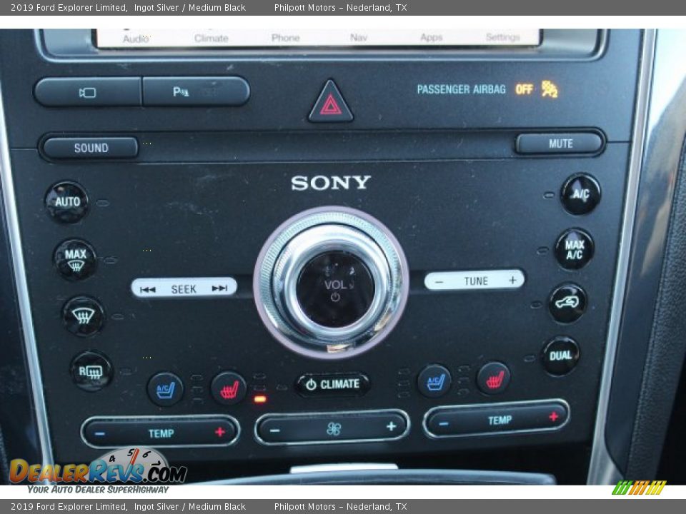 2019 Ford Explorer Limited Ingot Silver / Medium Black Photo #18