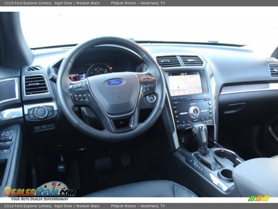 2019 Ford Explorer Limited Ingot Silver / Medium Black Photo #22