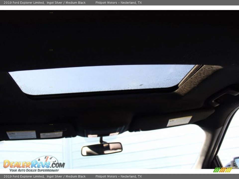 2019 Ford Explorer Limited Ingot Silver / Medium Black Photo #24