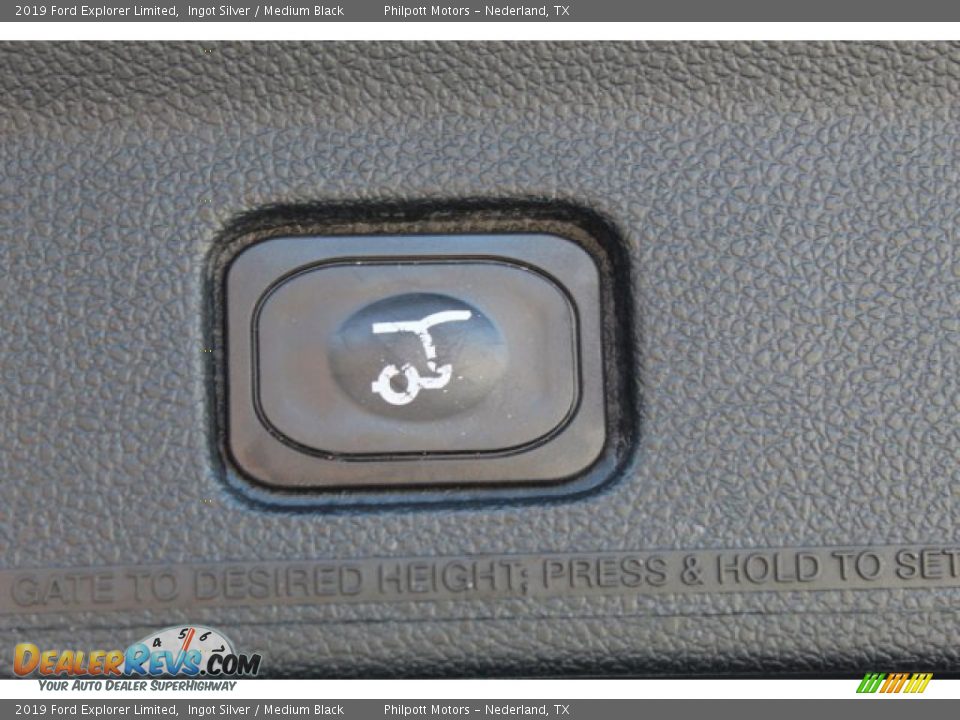 2019 Ford Explorer Limited Ingot Silver / Medium Black Photo #26