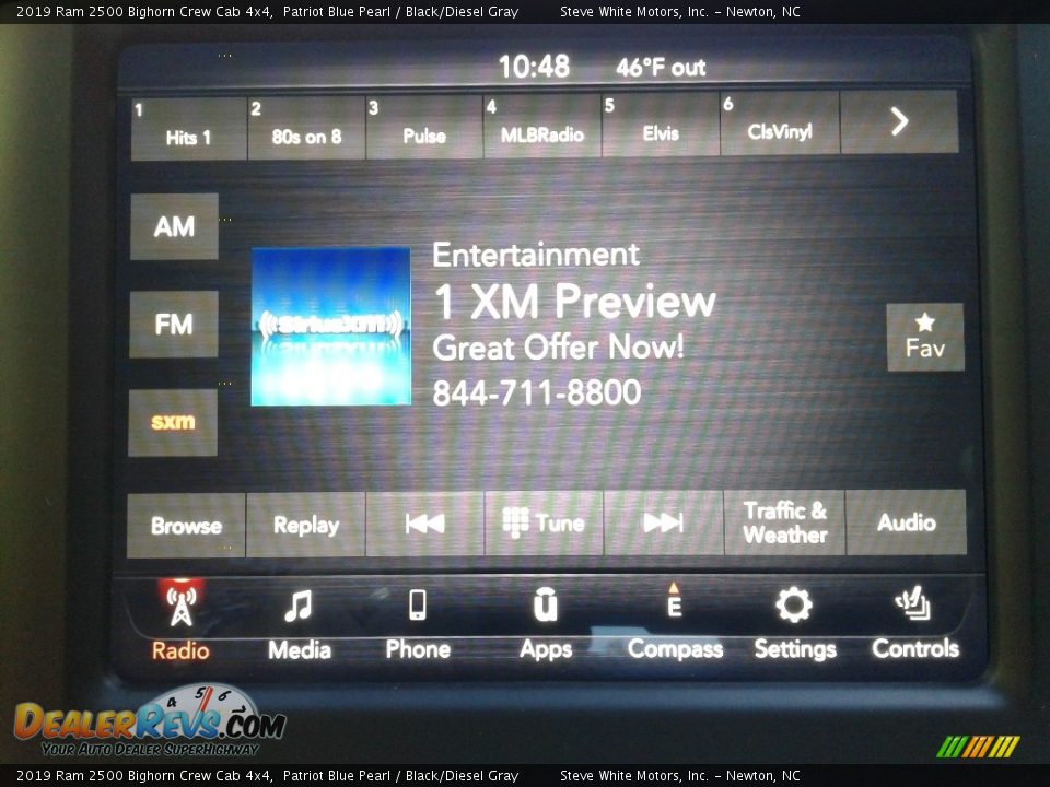 2019 Ram 2500 Bighorn Crew Cab 4x4 Patriot Blue Pearl / Black/Diesel Gray Photo #20