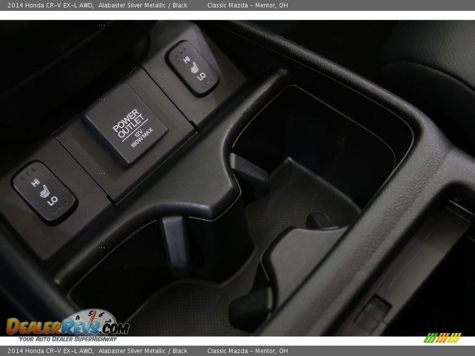 2014 Honda CR-V EX-L AWD Alabaster Silver Metallic / Black Photo #19