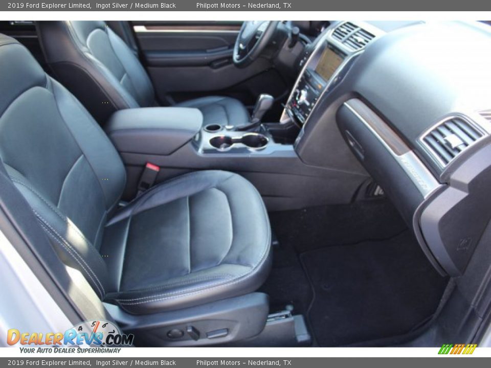 2019 Ford Explorer Limited Ingot Silver / Medium Black Photo #30