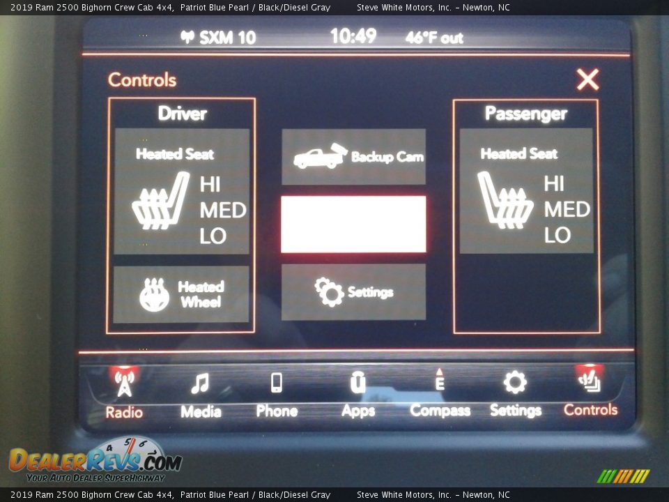 2019 Ram 2500 Bighorn Crew Cab 4x4 Patriot Blue Pearl / Black/Diesel Gray Photo #22