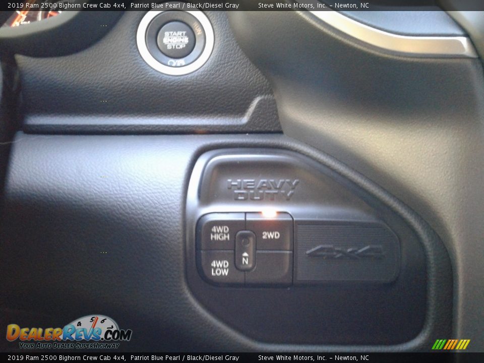 2019 Ram 2500 Bighorn Crew Cab 4x4 Patriot Blue Pearl / Black/Diesel Gray Photo #24