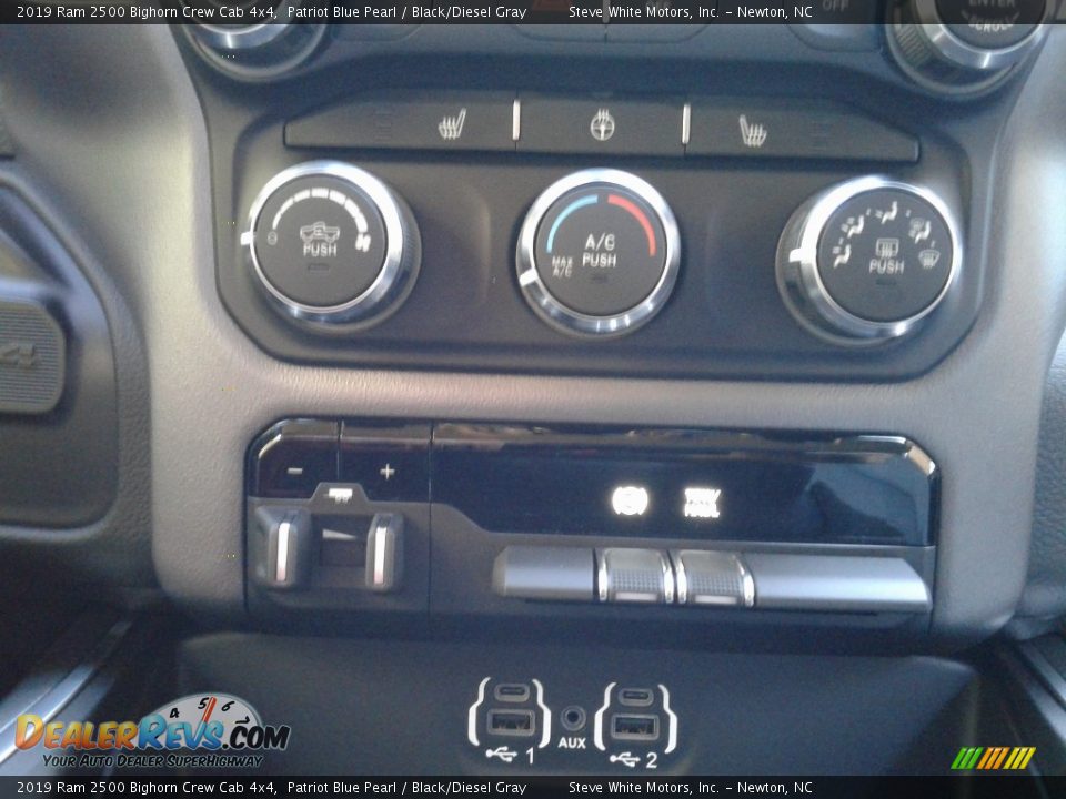 2019 Ram 2500 Bighorn Crew Cab 4x4 Patriot Blue Pearl / Black/Diesel Gray Photo #25