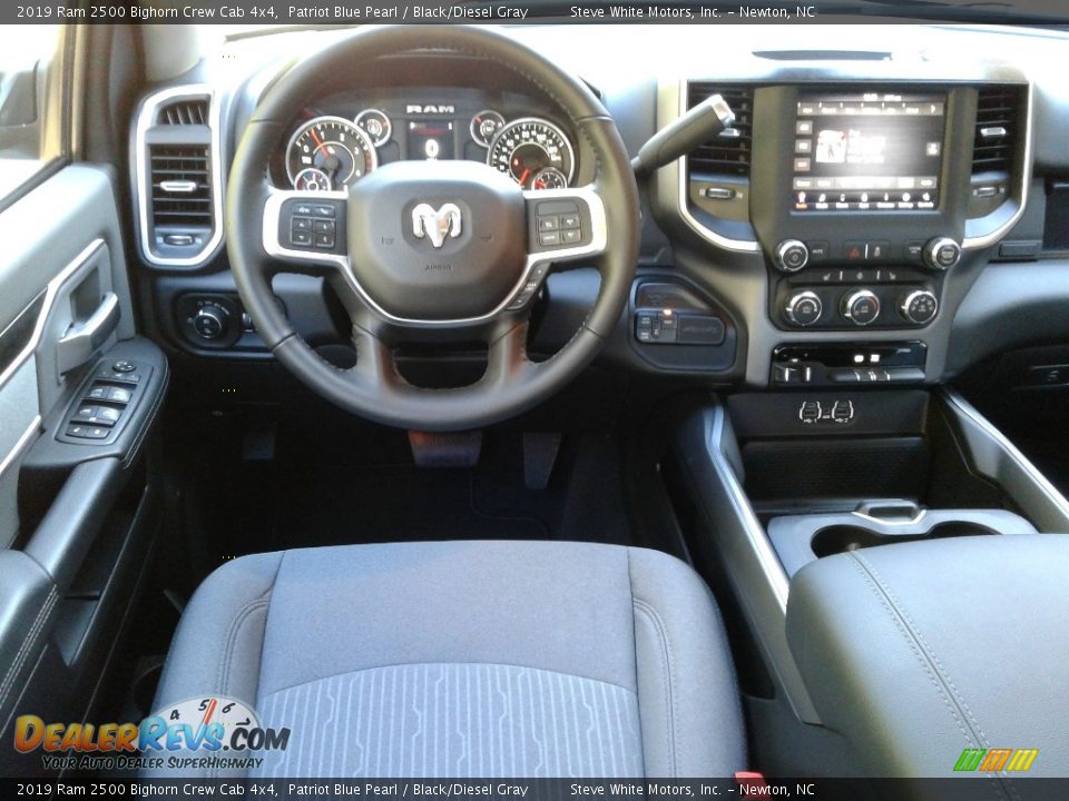 2019 Ram 2500 Bighorn Crew Cab 4x4 Patriot Blue Pearl / Black/Diesel Gray Photo #27