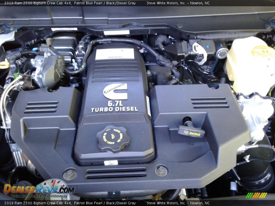 2019 Ram 2500 Bighorn Crew Cab 4x4 Patriot Blue Pearl / Black/Diesel Gray Photo #29