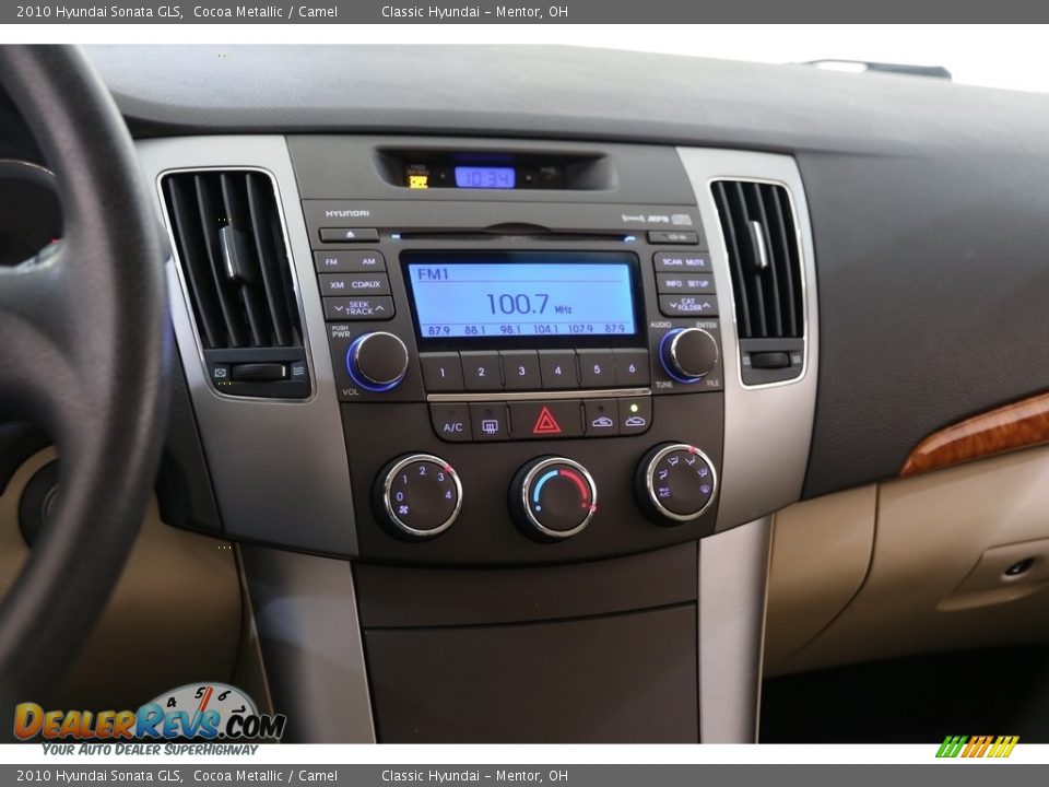 2010 Hyundai Sonata GLS Cocoa Metallic / Camel Photo #9