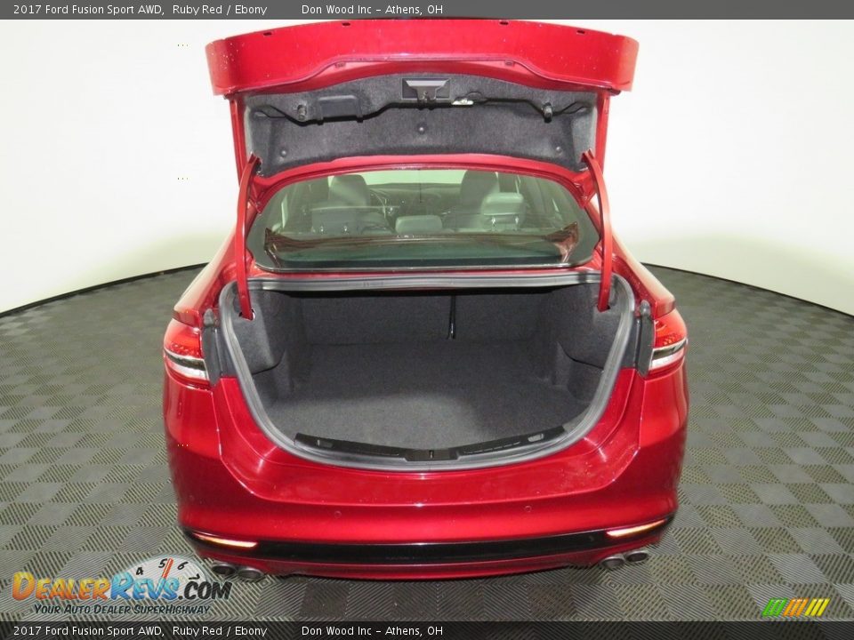 2017 Ford Fusion Sport AWD Ruby Red / Ebony Photo #12