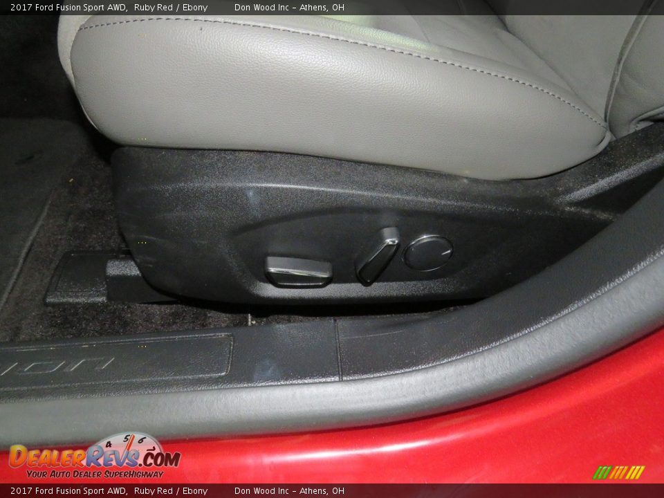 2017 Ford Fusion Sport AWD Ruby Red / Ebony Photo #17