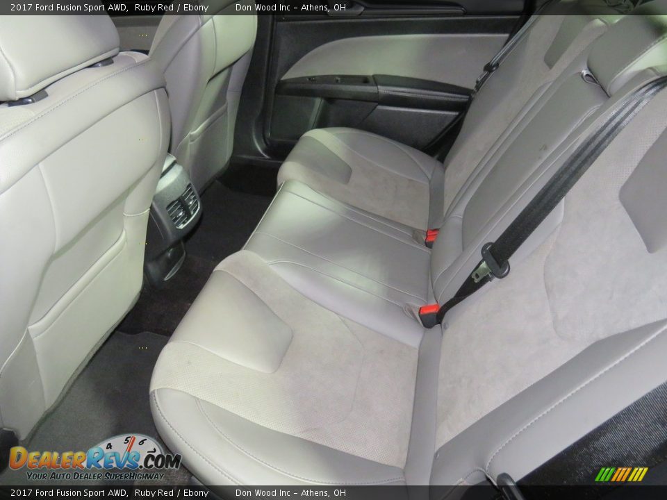 2017 Ford Fusion Sport AWD Ruby Red / Ebony Photo #21