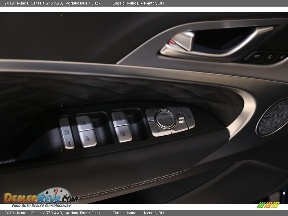 2019 Hyundai Genesis G70 AWD Adriatic Blue / Black Photo #5