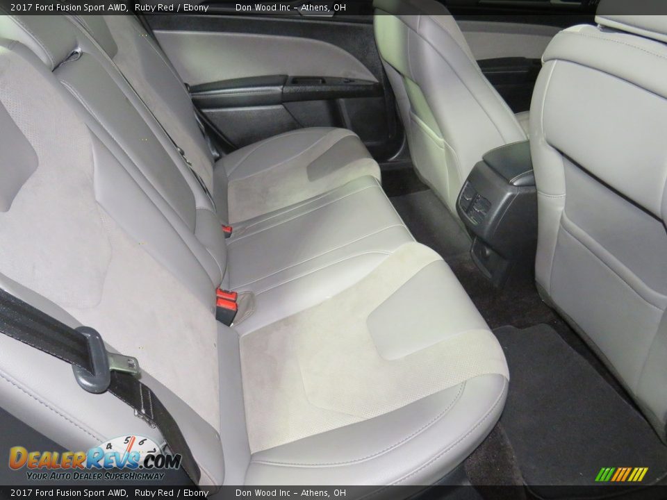 2017 Ford Fusion Sport AWD Ruby Red / Ebony Photo #23