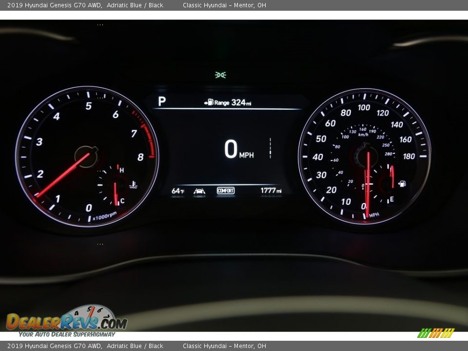 2019 Hyundai Genesis G70 AWD Gauges Photo #10
