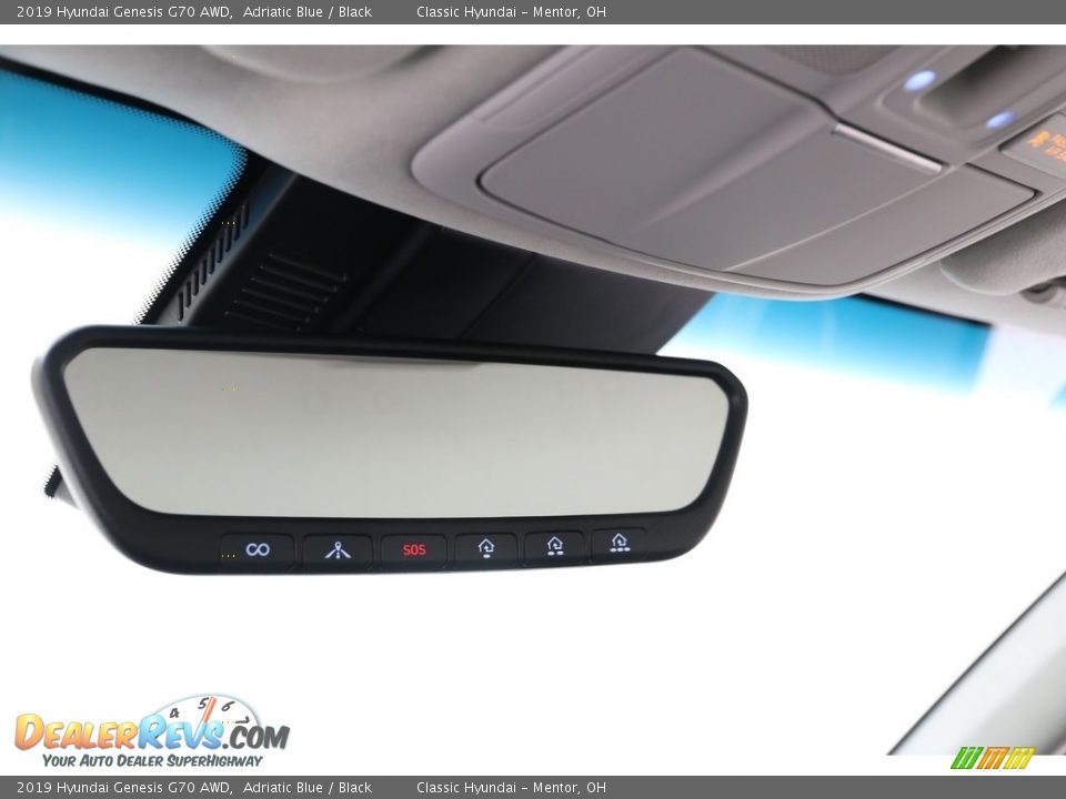 2019 Hyundai Genesis G70 AWD Adriatic Blue / Black Photo #11
