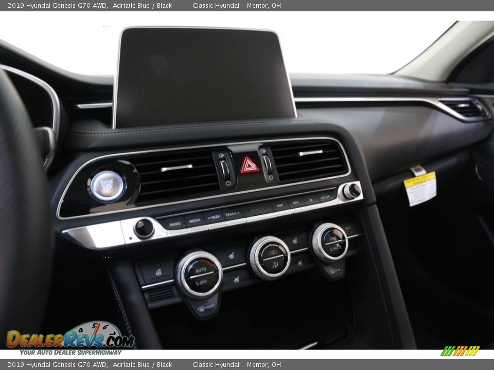 2019 Hyundai Genesis G70 AWD Adriatic Blue / Black Photo #12