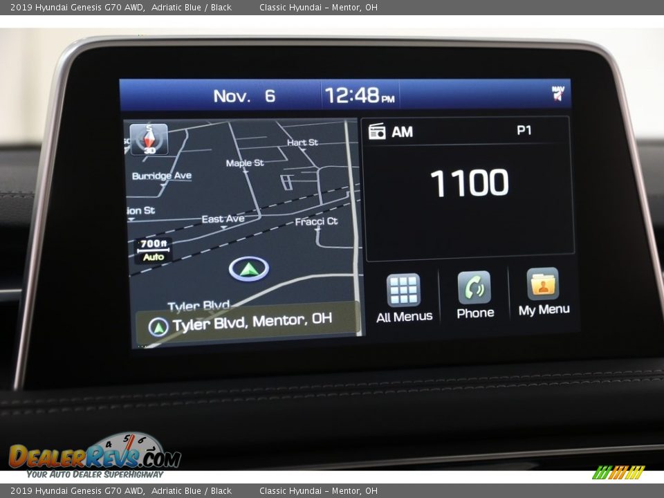 Navigation of 2019 Hyundai Genesis G70 AWD Photo #13