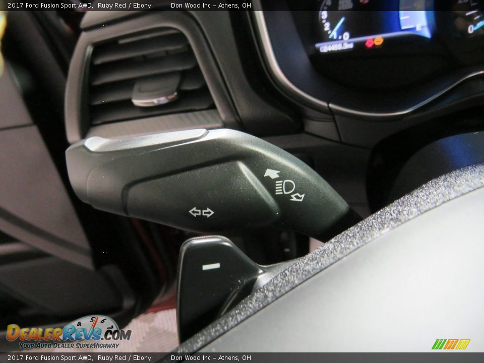 2017 Ford Fusion Sport AWD Ruby Red / Ebony Photo #29