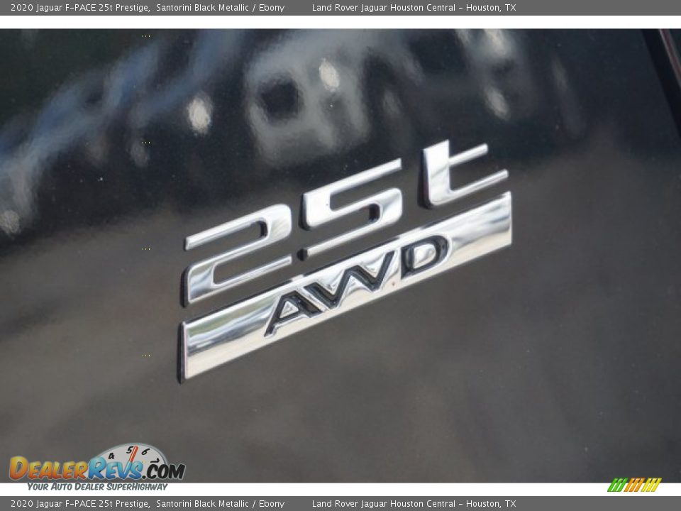 2020 Jaguar F-PACE 25t Prestige Santorini Black Metallic / Ebony Photo #11
