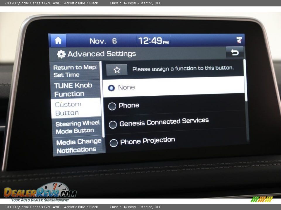 2019 Hyundai Genesis G70 AWD Adriatic Blue / Black Photo #17