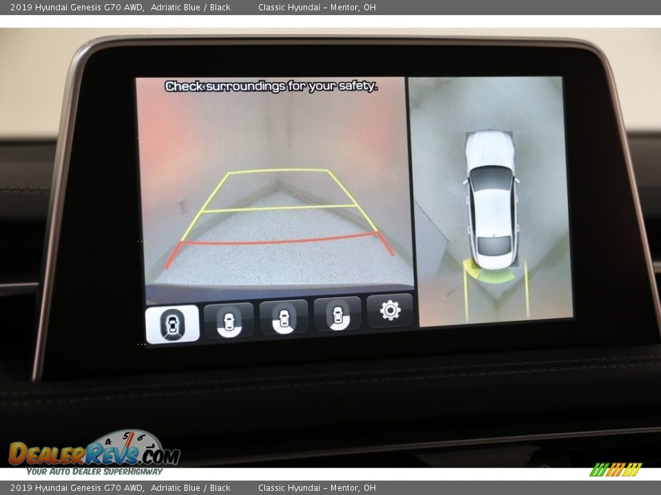 2019 Hyundai Genesis G70 AWD Adriatic Blue / Black Photo #19