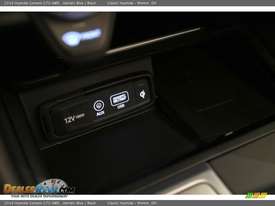 2019 Hyundai Genesis G70 AWD Adriatic Blue / Black Photo #22