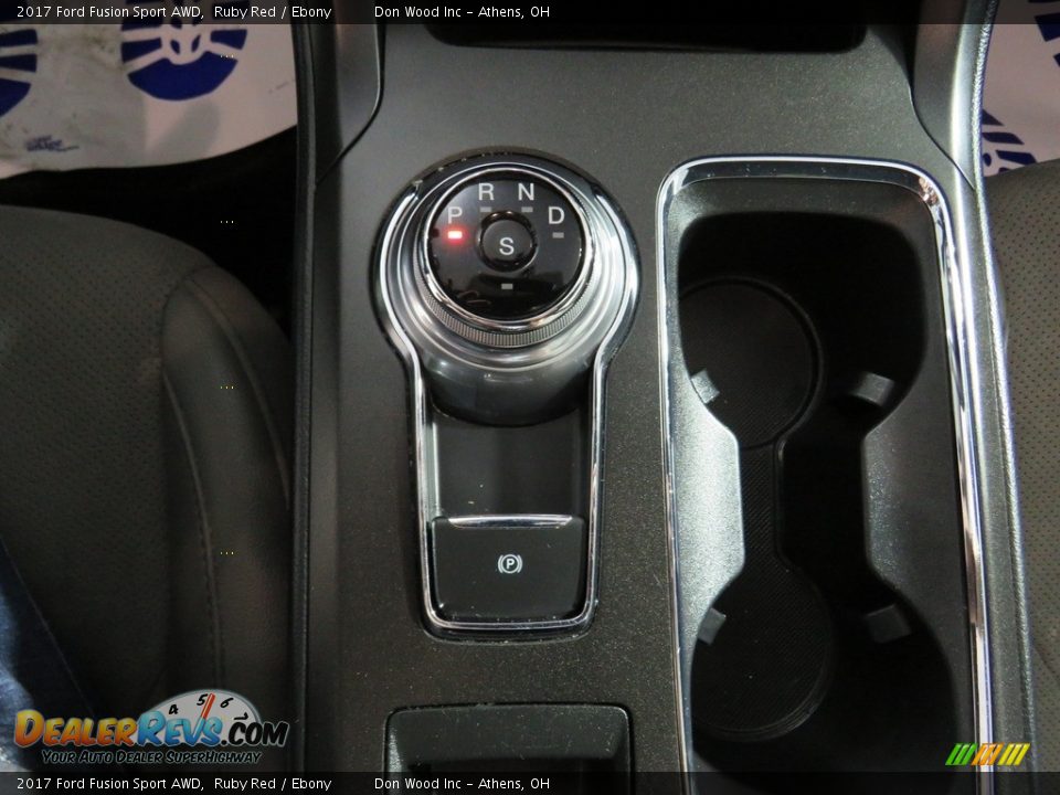 2017 Ford Fusion Sport AWD Ruby Red / Ebony Photo #36