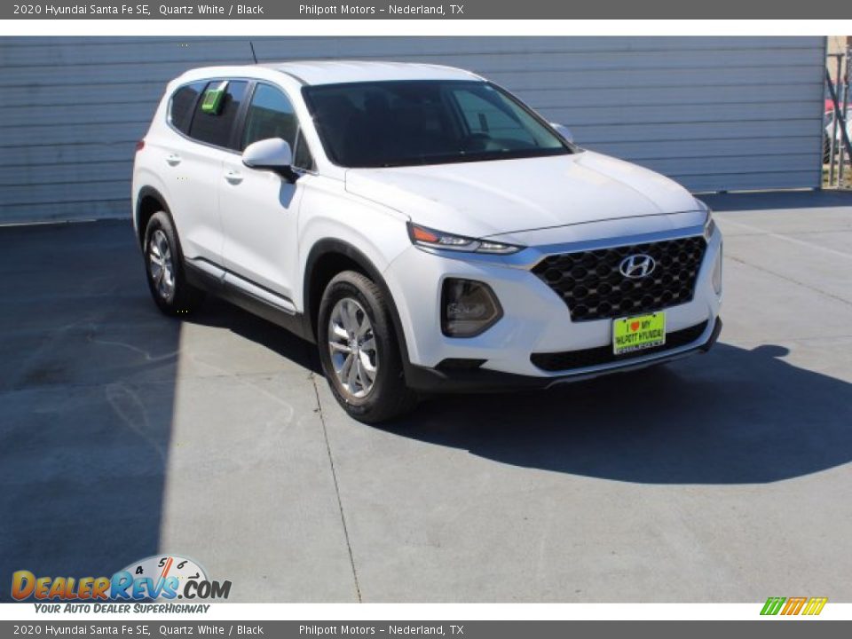 2020 Hyundai Santa Fe SE Quartz White / Black Photo #2