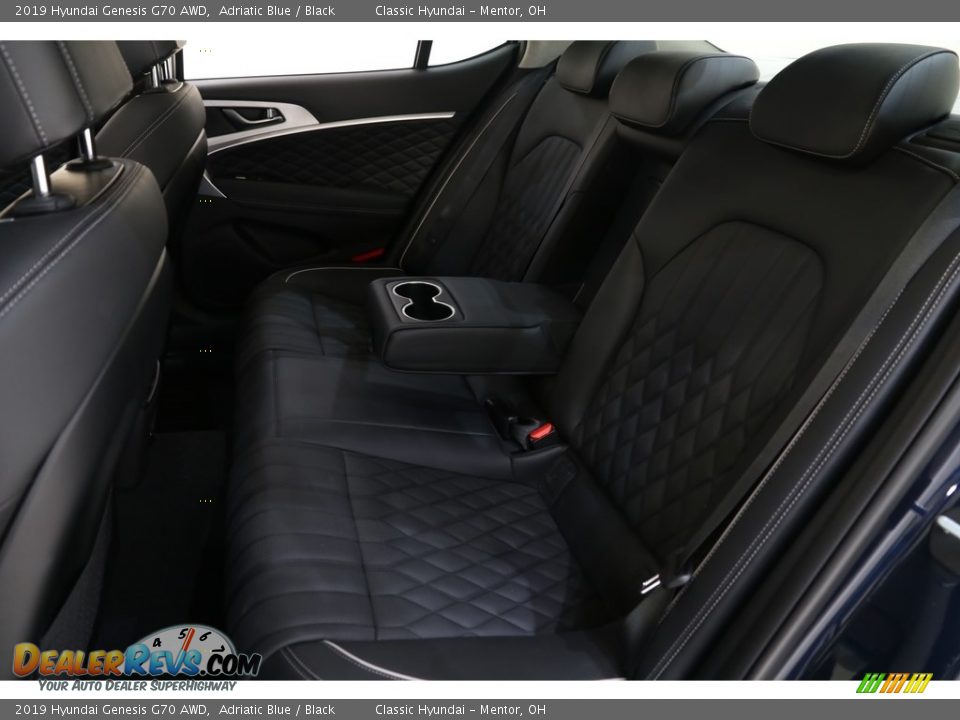 2019 Hyundai Genesis G70 AWD Adriatic Blue / Black Photo #26